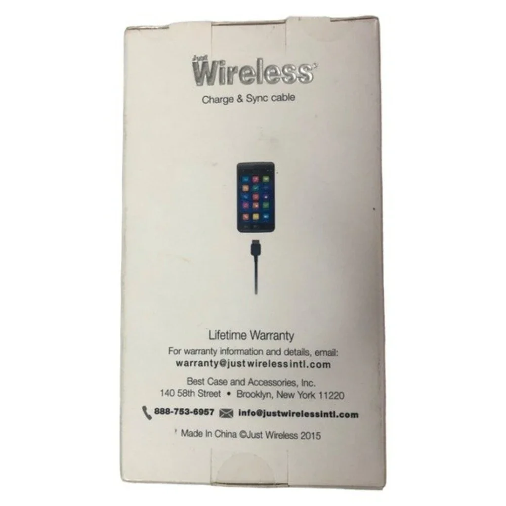 Just Wireless USB Cable Micro B 3.0 for Samsung 5ft